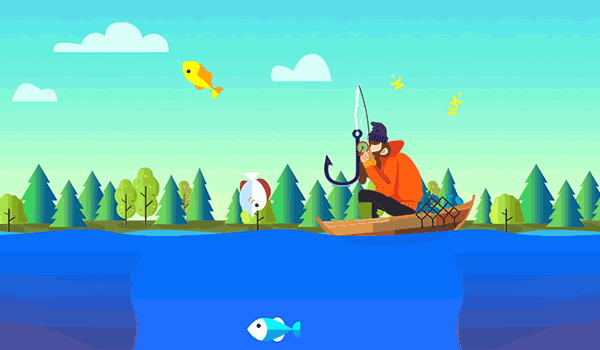 Tiny Fishing Cool Math Games